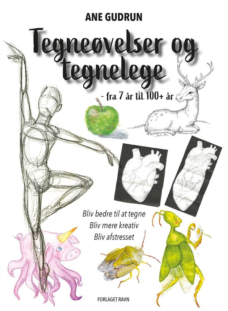D1 Tegneøvelser og tegnelege - fra 7 år til 100+ år.