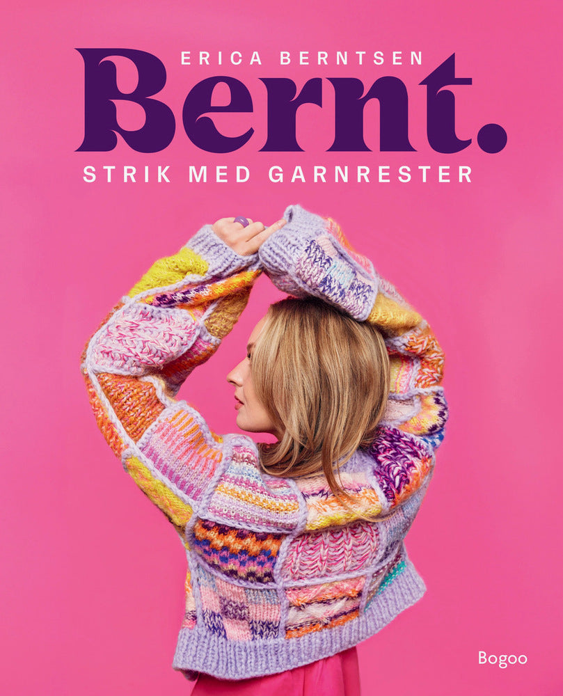 D1 Bernt. Strik med garnrester