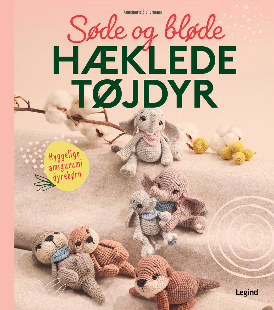 D1 Søde og bløde hæklede tøjdyr