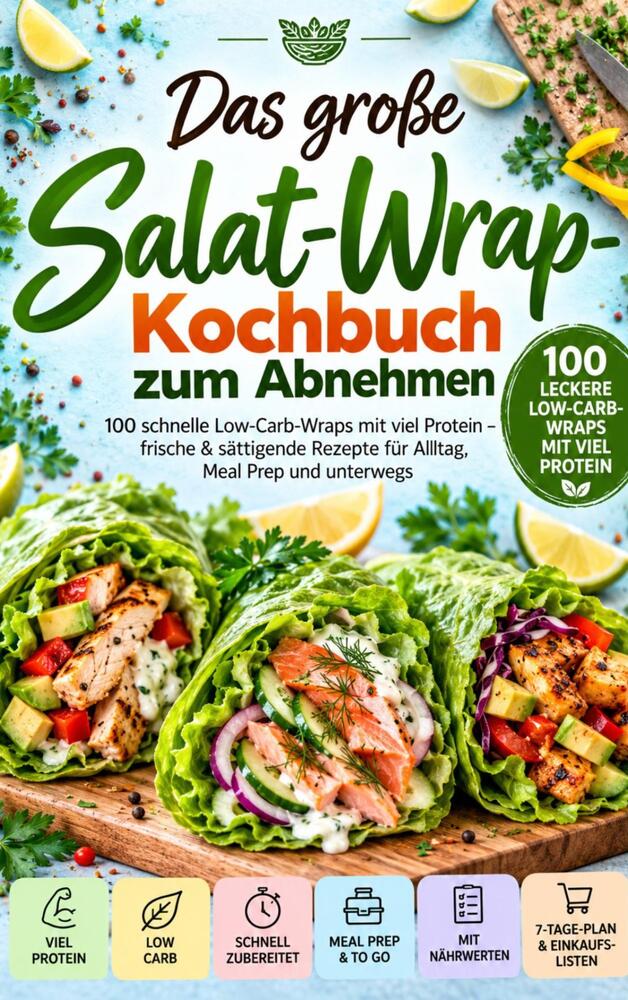Das große Salat-Wrap-Kochbuch zum Abnehmen