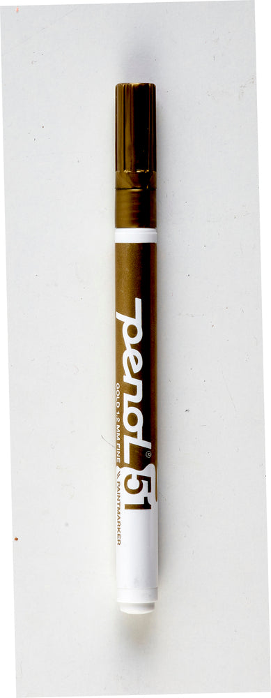 Paintmarker Penol 51 guld f 1,0