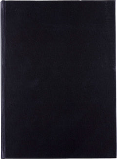 Notesbog A5 ulinieret sort