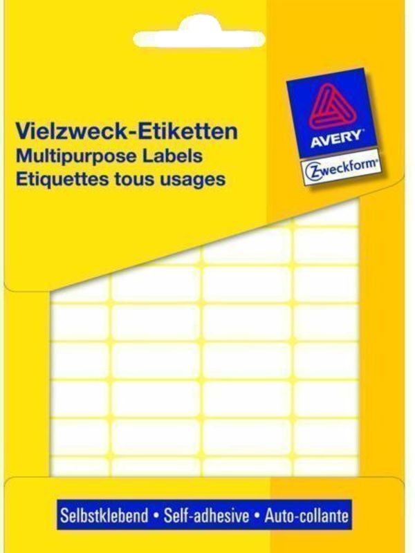 Etiketter Avery 29 x 18 /960 stk
