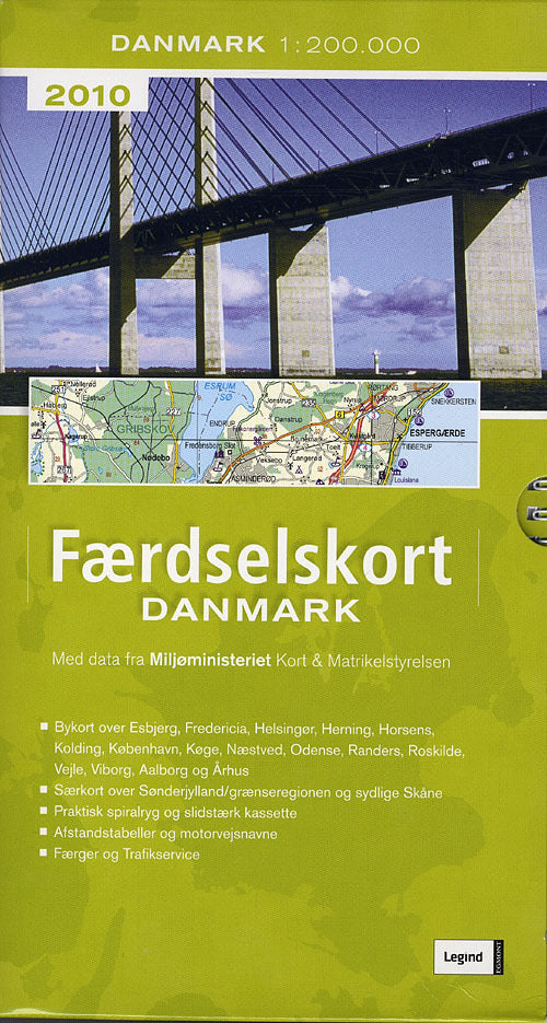 Færdselskort Danmark 2010