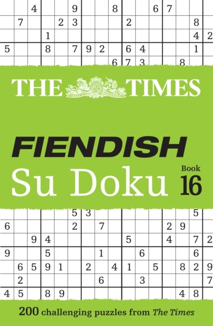 The Times Fiendish Su Doku Book 16 Challenging Su Doku P