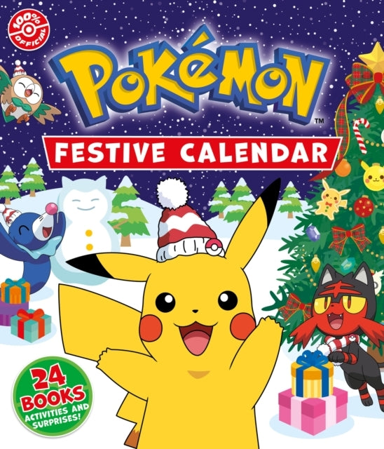 Pokemon Festive Calendar a Festive Collection of 24 Books