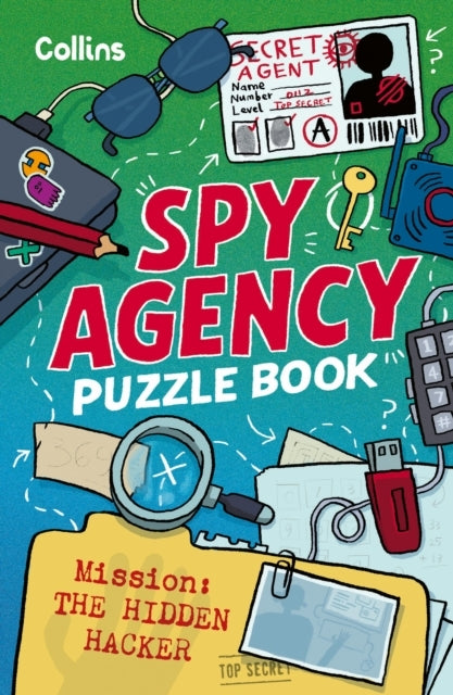 Spy Agency Puzzle Book – The Hidden Hacker Solve Puzzles, Cr