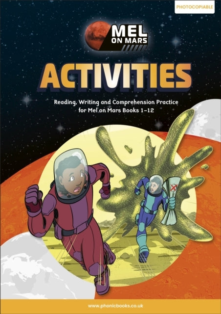Phonic Books Mel On Mars Activities Adjacent Consonants And