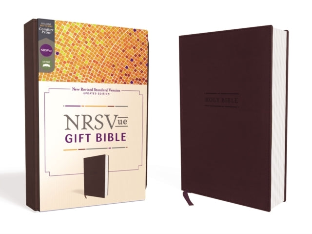 Nrsvue Gift Bible Leathersoft Burgundy Comfort Print
