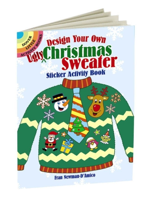 Design Your Own Ugly Christmas Sweater Sticker Activity Bo
