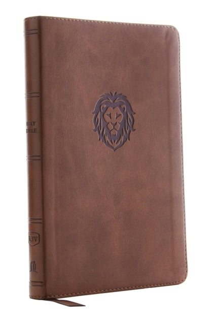 KJV Holy Bible: Thinline Youth Edition, Brown Leathersoft, Red Letter, Comfort Print: King James Version