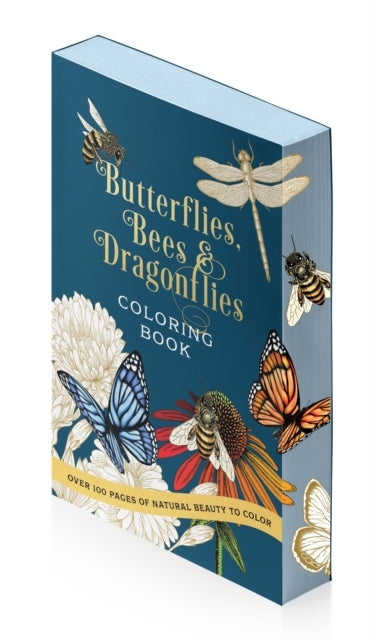 Butterflies Bees & Dragonflies Coloring Book
