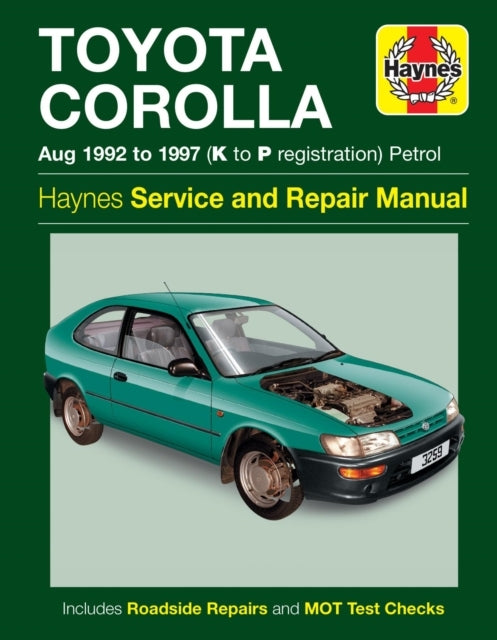 Toyota Corolla Petrol Aug 92 - 97 Haynes Repair Manual