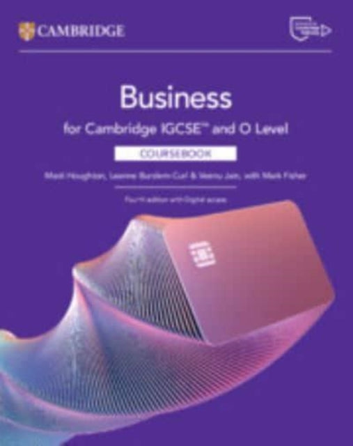 Cambridge Igcse™ And O Level Business Coursebook With Digita