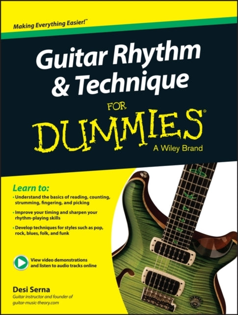 Guitar Rhythm and Techniques for Dummies, Book + Online Vide