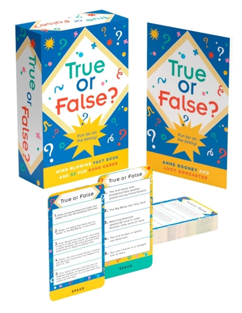 True Or False? Mind-Blowing 128-Page Fact Book And 52 Fun Ga