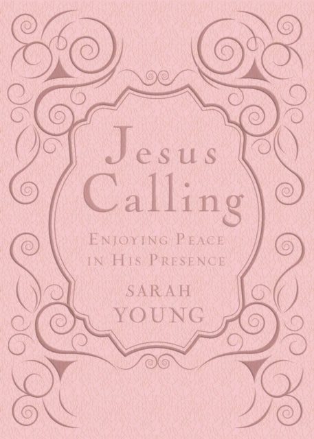 D1 Jesus Calling, Pink Leathersoft, With Scripture References E