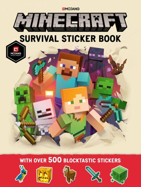 D2 Minecraft Survival Sticker Book