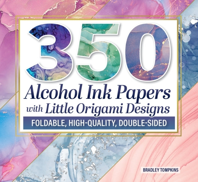 350 Alcohol Ink Papers with Original Origami Patterns