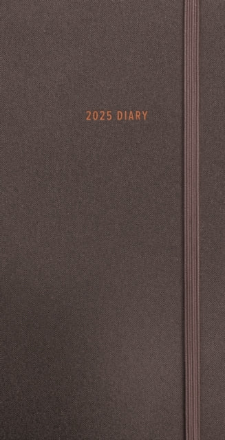 Charcoal Deluxe Slim Diary 2025
