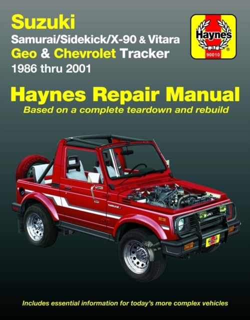 Suzuki Samurai (86-95) Sidekick (89-98) X-90 (96-98) & Vit