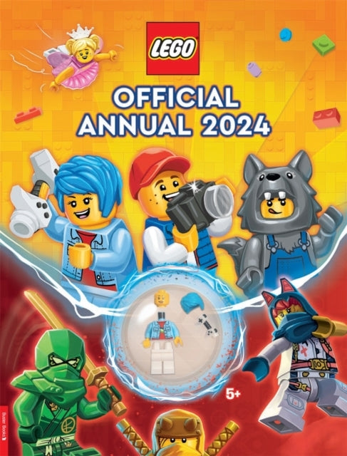 Lego Books Official Annual 2024 (With Gamer Lego Minifigu
