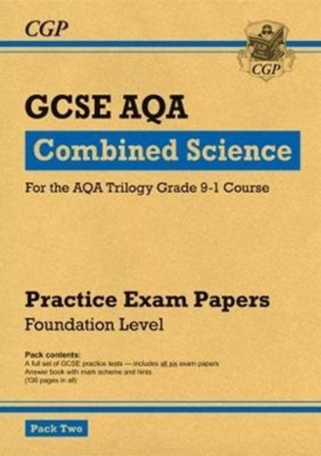 Gcse Combined Science Aqa Practice Papers Foundation Pack 2