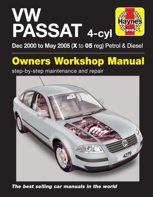 Vw Passat Petrol & Diesel Dec 00 - May 05 Haynes Repair Manu