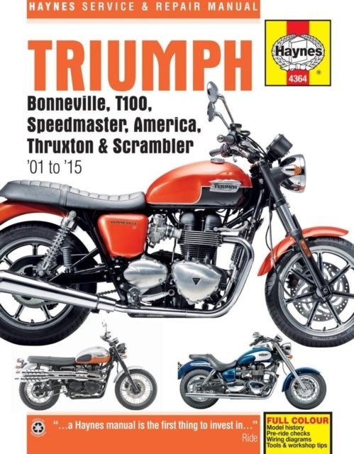 Triumph Bonneville T100 Speedmaster America Thruxton & S