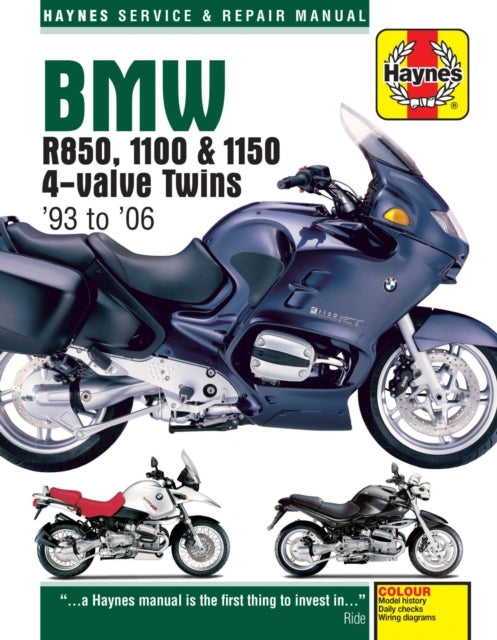 Bmw R850 1100 & 1150 4-valve Twins (93 - 06) Haynes Repair
