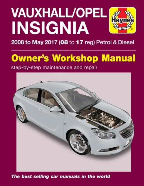 Vauxhall/opel Insignia ('08-may 17) 08 to 17 Reg