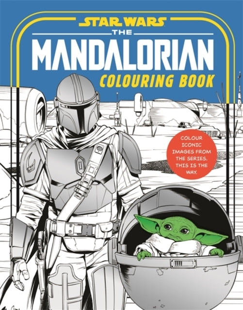 Star Wars the Mandalorian Colouring Bookfeaturing Grogu Di
