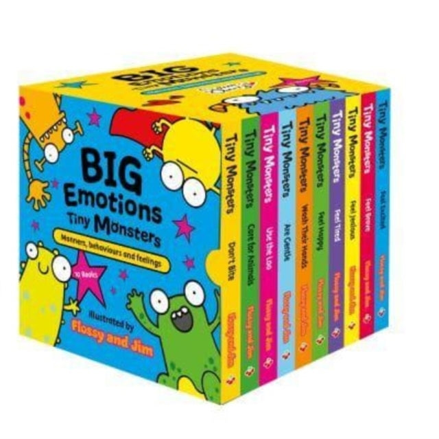 Big Emotions Tiny Monsters 10-Book Collection Manners Beha