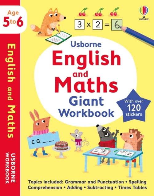 Usborne English and Maths Giant Workbook: 5-6