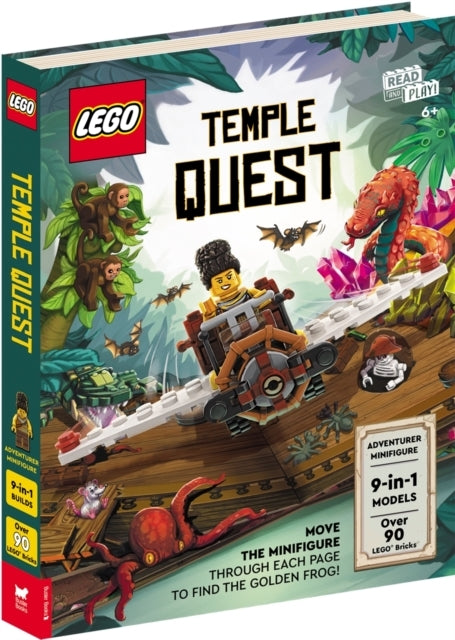 Lego Books Temple Quest (with Adventurer Minifigure Nine