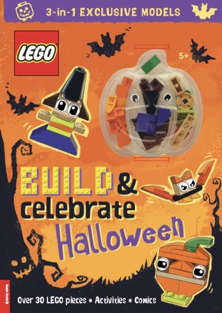 Lego Books Build & Celebrate Halloween (Includes Over 30 P