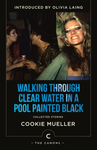 Walking Through Clear Water in a Pool Painted Blackcollected