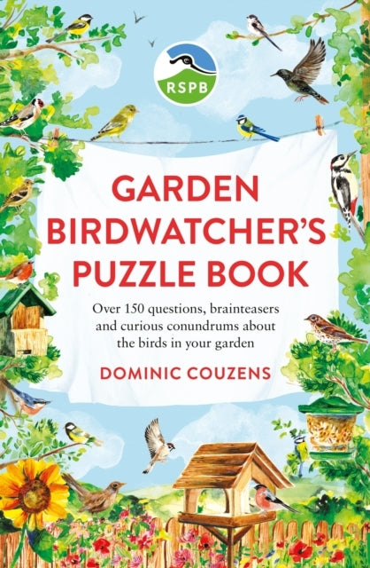 Rspb Garden Birdwatcher's Puzzle Bookover 150 Questions Bra