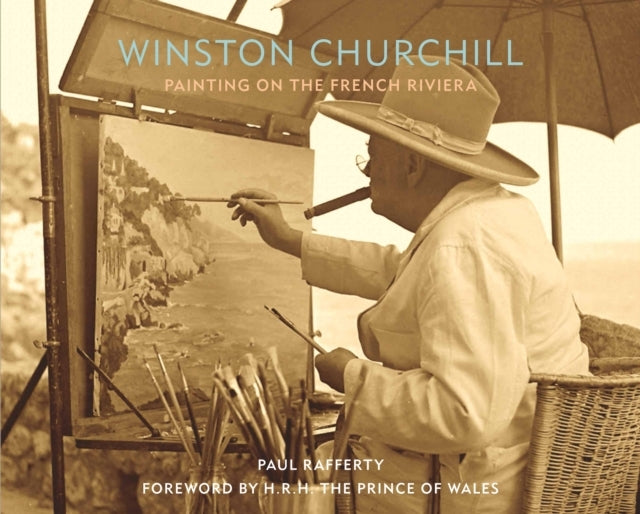 Winston Churchill Painting On The French Riviera
