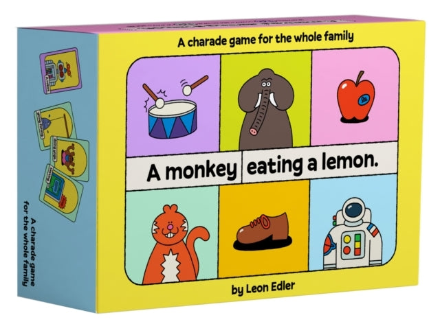 A Monkey Eating A Lemona Charade Game For The Whole Family