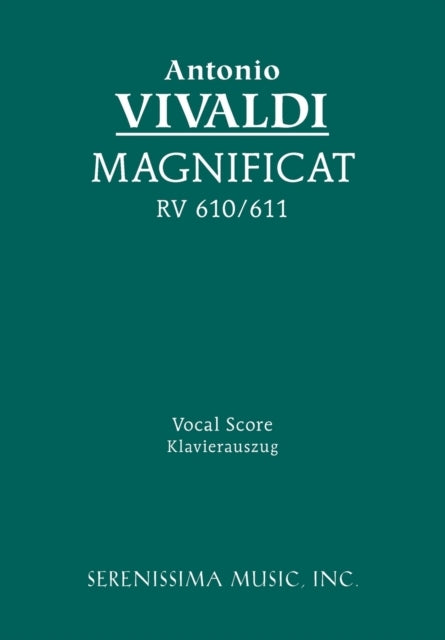 Magnificat Rv 610/611Vocal Score