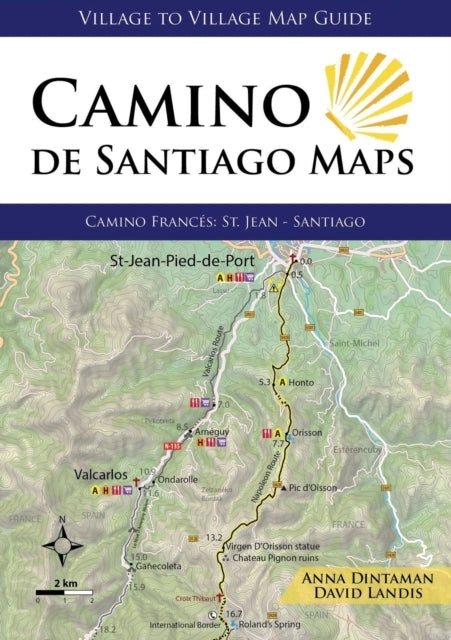 Camino De Santiago Mapscamino Frances St Jean - Santiago