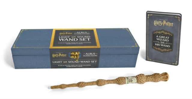 HARRY POTTER ALBUS DUMBLEDORE LIGHT AND SOUND WAND SET