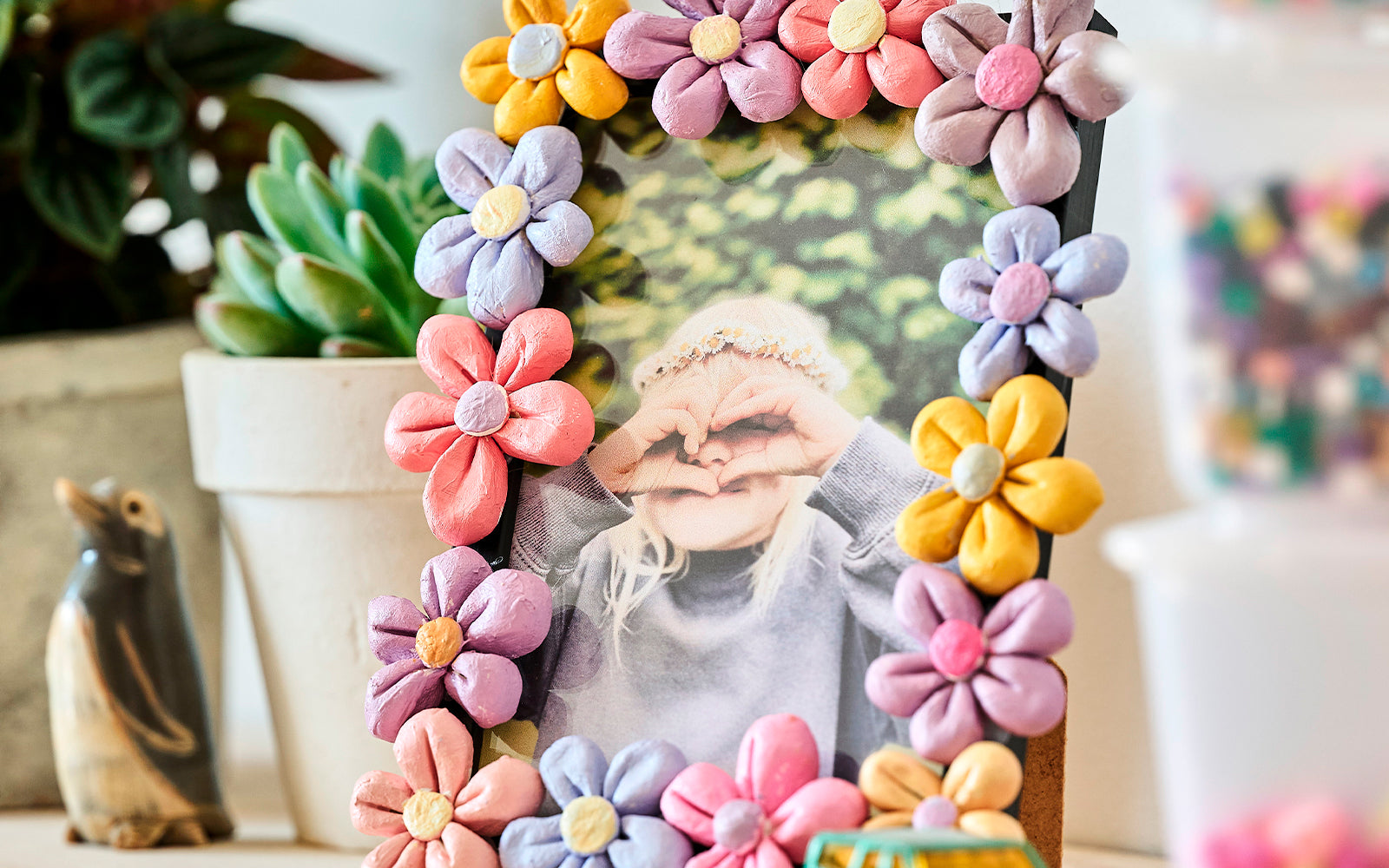 Dekorativ blomsterramme