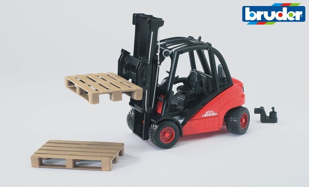 Gaffeltruck Bruder Linde H30D med paller
