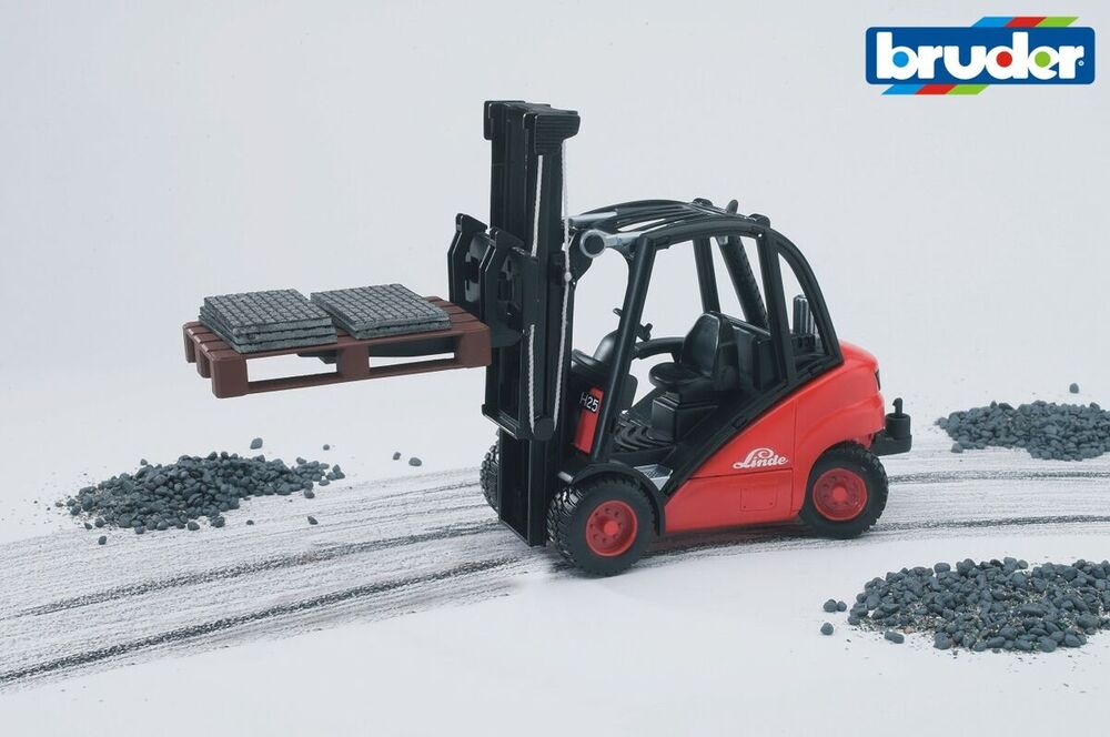 Gaffeltruck Bruder Linde H30D med paller