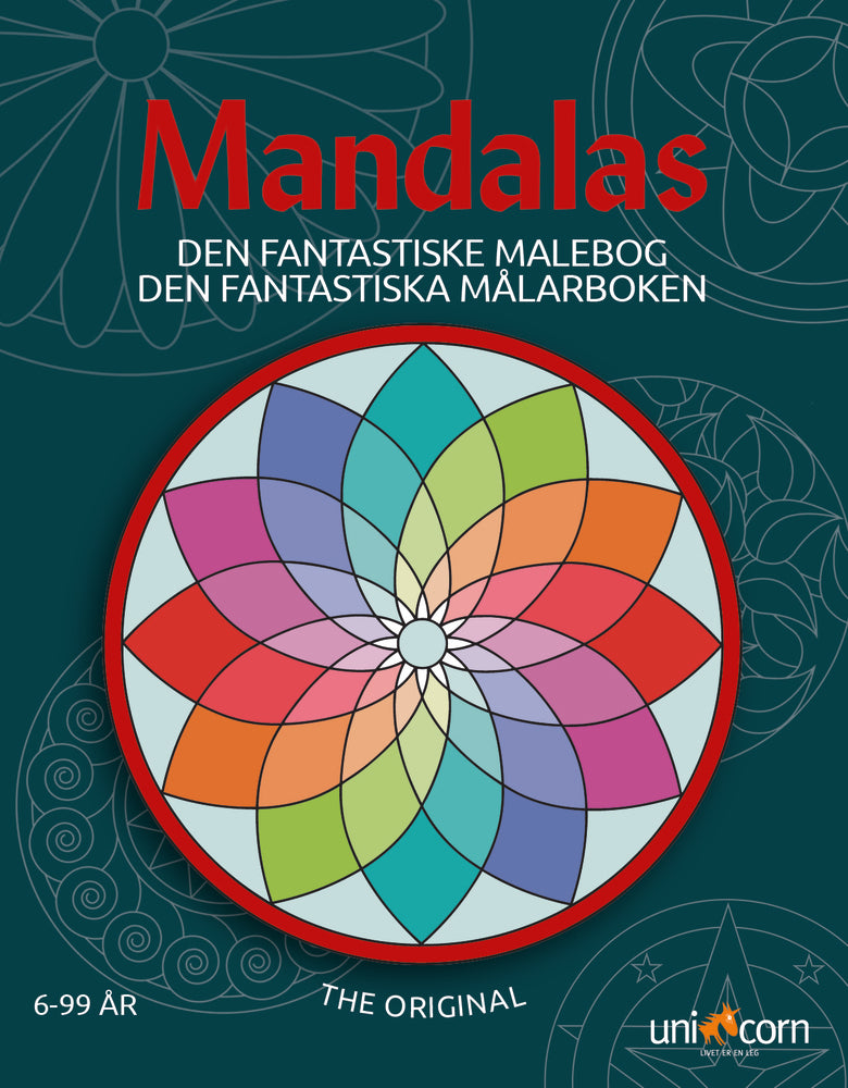 Den Fantastiske Malebog med Mandalas Fra 6-99 År
