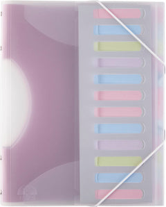 Sorteringsmappe Relief 12 faner klar
