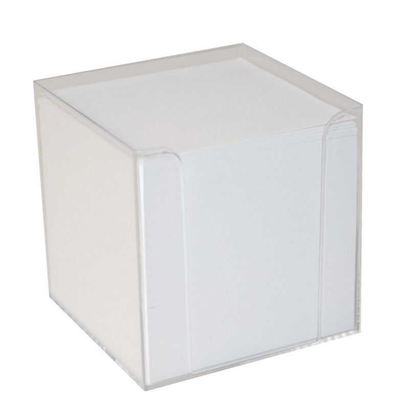 Blok kube/akrylholder hvid