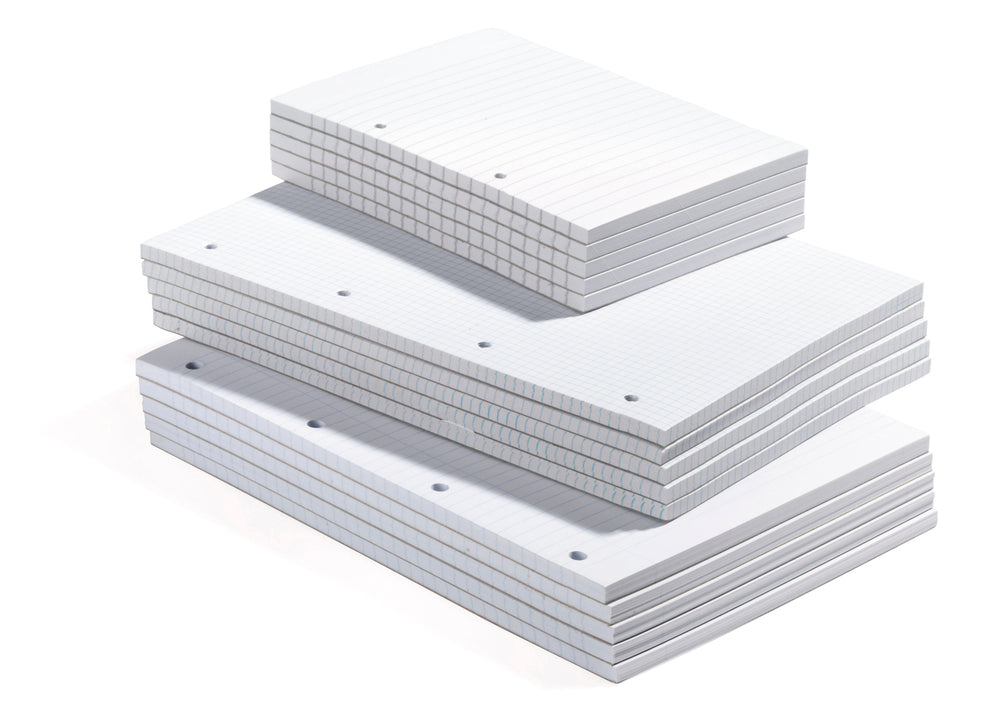 Standardblok A5 Relief lin. m/2huller 5 stk